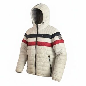 NEWTommy Hilfiger Mens Water Resistant Ultra Loft Filled Hooded Puffer Jacket L